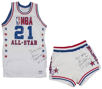 1986 Alvin Robertson Game Used and Signed NBA All-Star Game Uniform - Jersey & Shorts (Robertson LOA)